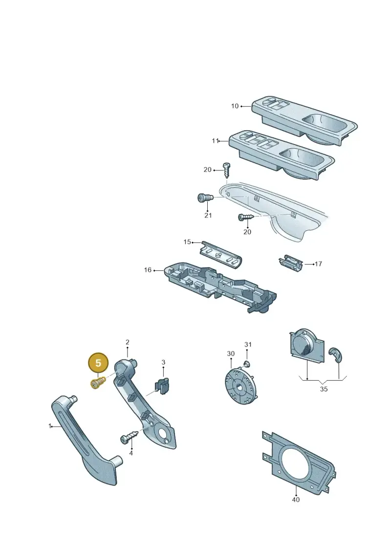 N90611102 — Volkswagen Golf Brasil       "BR."08> (2007-) diagram 266867200, position 5