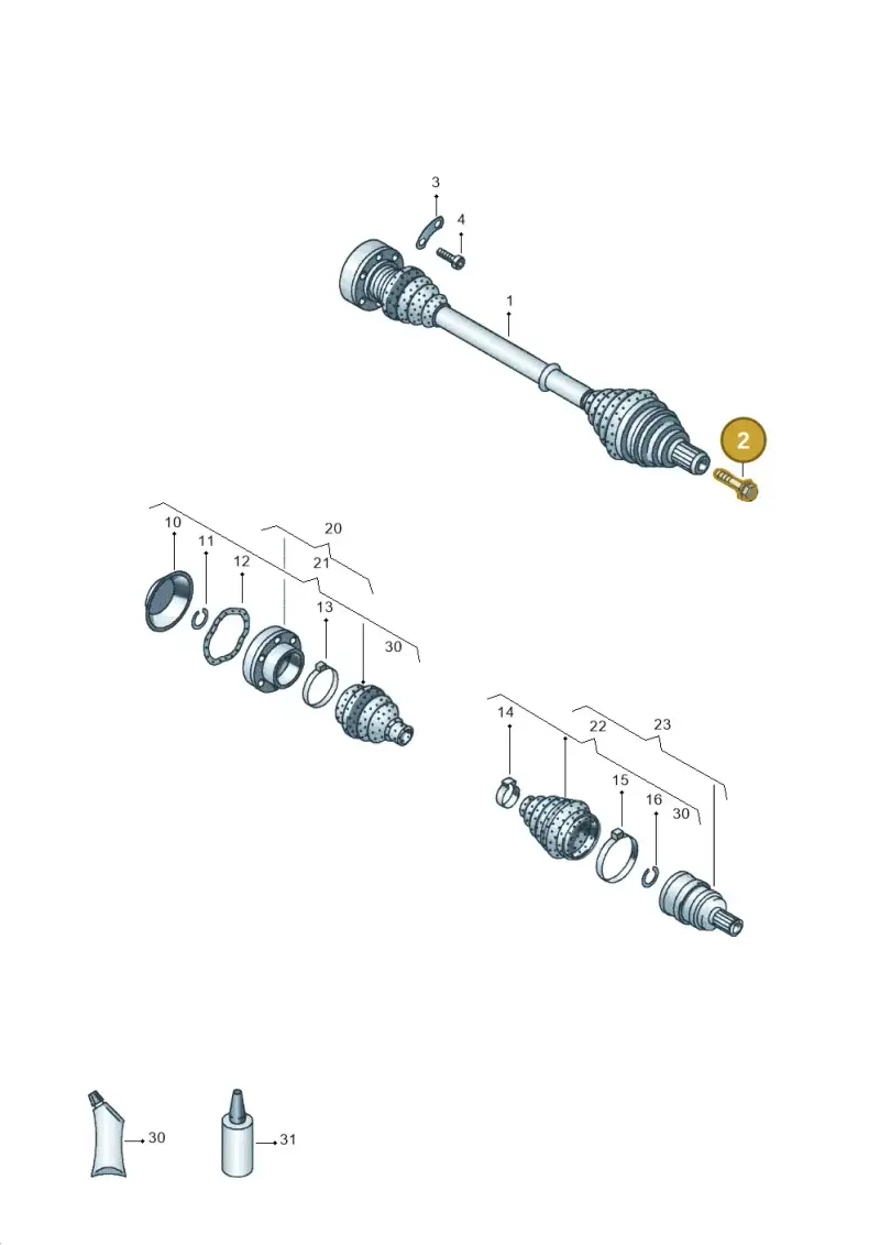 N90625101 — Volkswagen Sharan (2008-2010) diagram 653407200, position 2