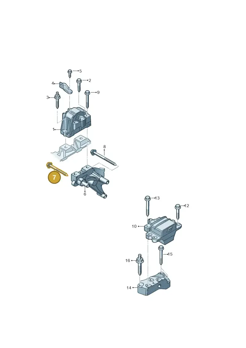 N90628303 — Volkswagen Scirocco 2.0 (2014-2017) diagram 786199300, position 7