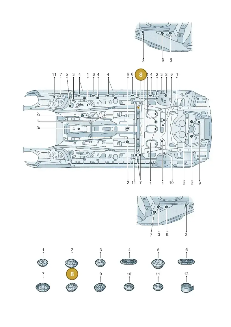 N90630001 — Volkswagen Tiguan 2.0 4Motion (2017-2024) diagram 884803350, position 8