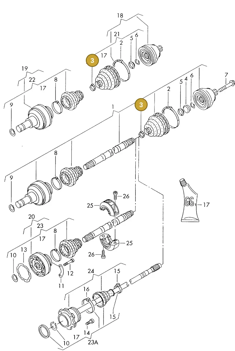 N90630801 — SEAT ALHAMBRA (1996-2000) diagram 162407200, position 3