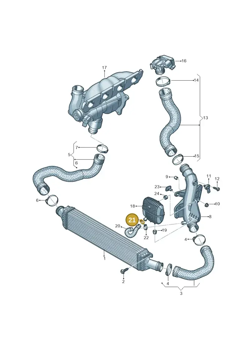 N90630801 — Audi A4 Av. Allroad (2008-2016) diagram 620145900, position 21