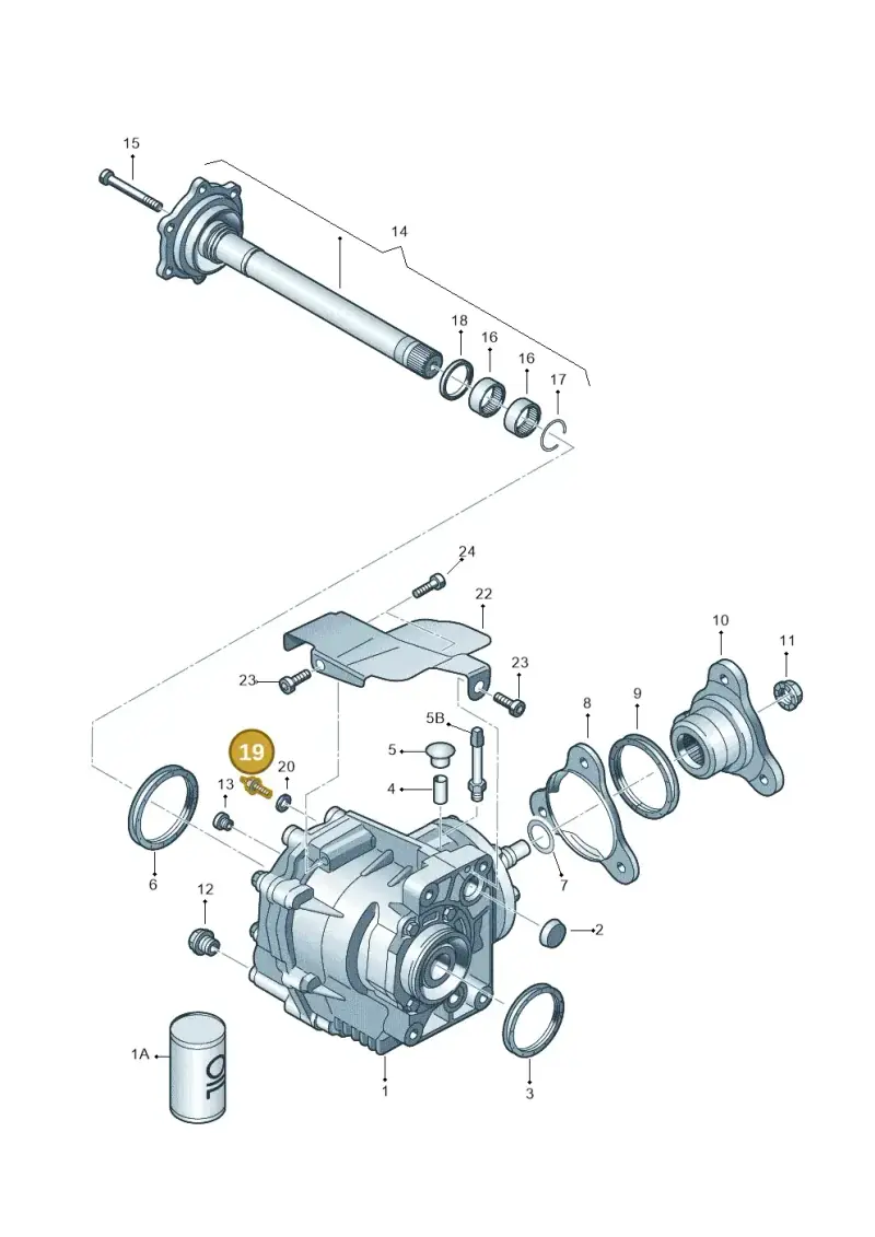 N90648304 — Volkswagen Golf estate (2009-2013) diagram 420409400, position 19