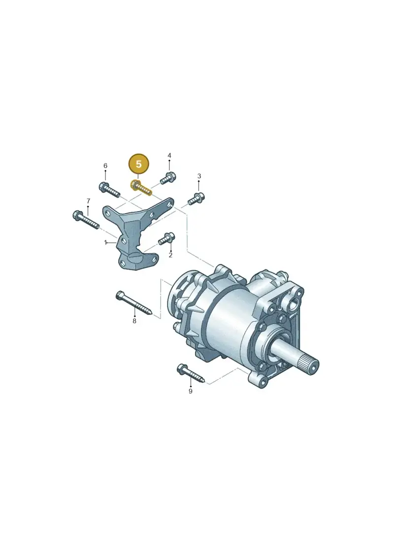 N90648304 — Volkswagen Passat CC (2008-2012) diagram 474409490, position 5