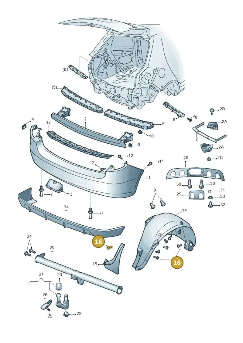 N90648703 — Skoda Fabia Scout (2010-2014) diagram 608807500, position 16