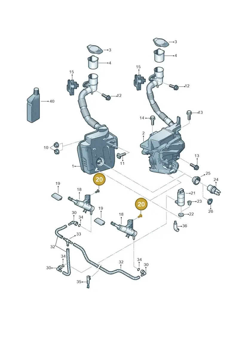 N90648703 — Skoda Yeti (2013-2017) diagram 663955200, position 20