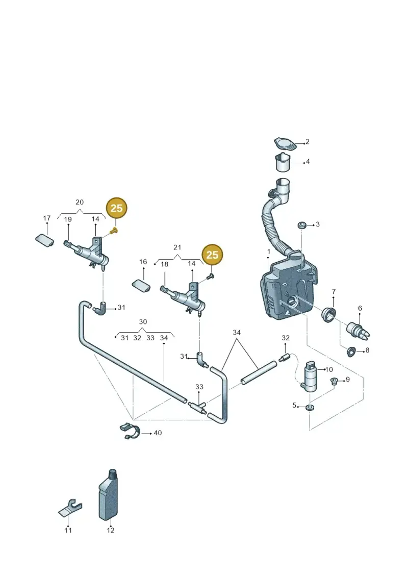 N90648703 — Skoda Fabia (2014-2022) diagram 797955020, position 25