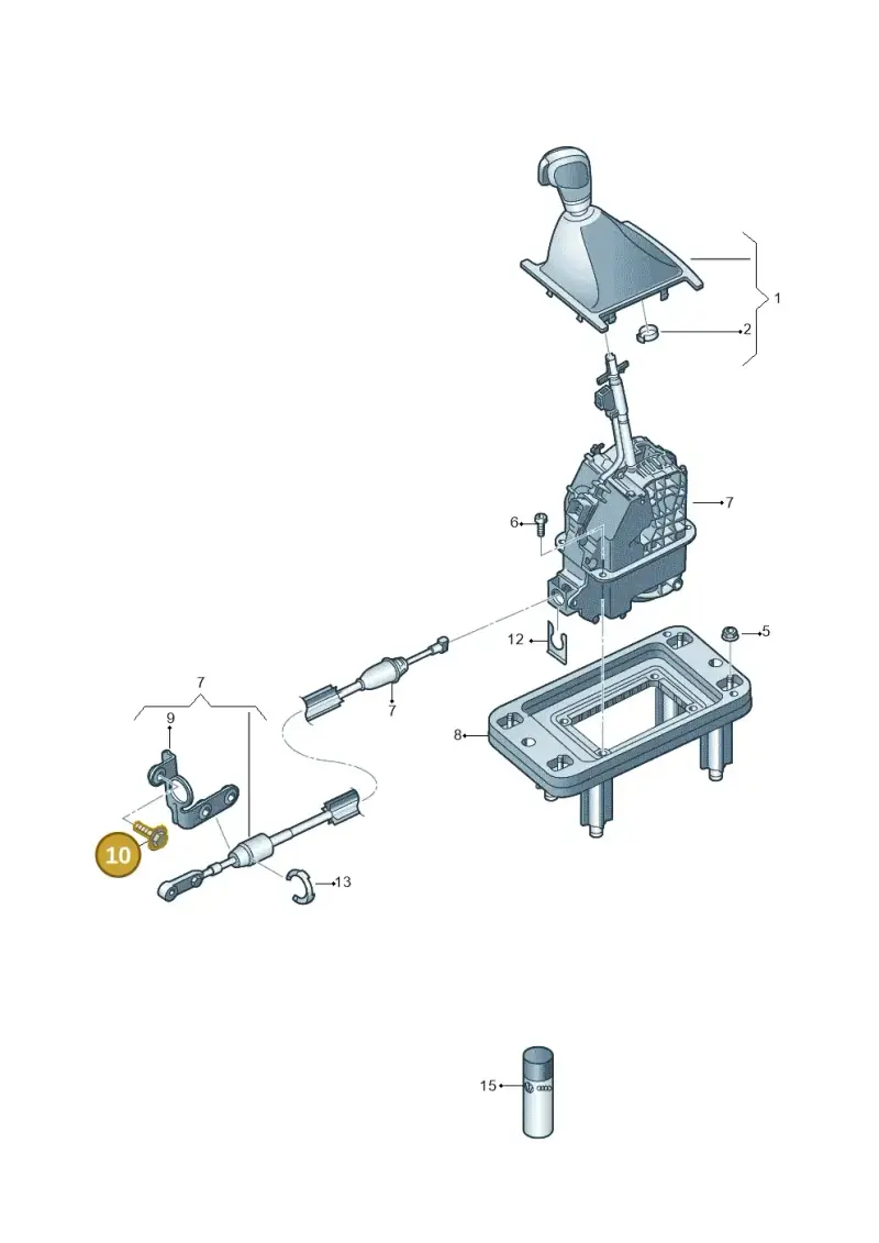 N90652204 — Volkswagen Amarok twin cab (2022-) diagram 894713100, position 10