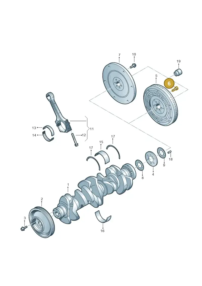 N90665001 — Audi RSQ3 Sportback (2019-2024) diagram 676105100, position 6