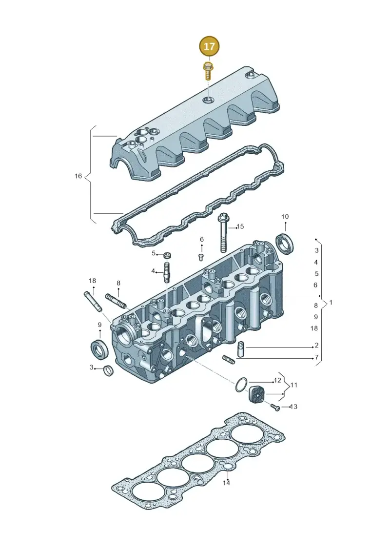 N90666603 — Volkswagen Crafter 35 panel (2011-2016) diagram 483103610, position 17
