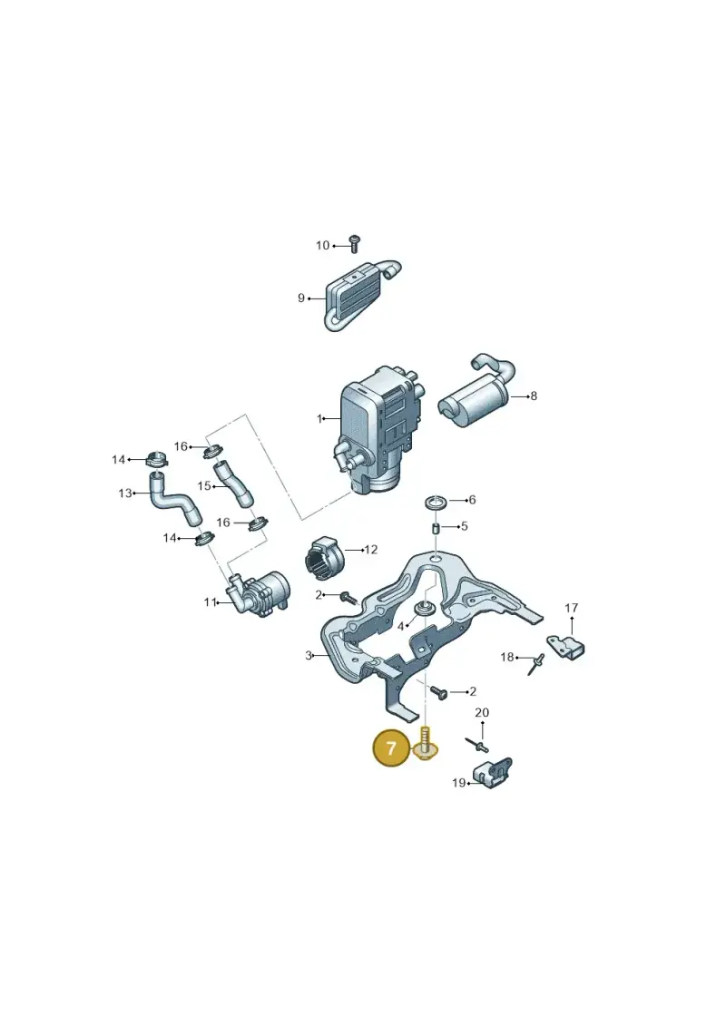 N90666604 — Volkswagen MAN TGE 55 (2016-2021) diagram 806819700, position 7
