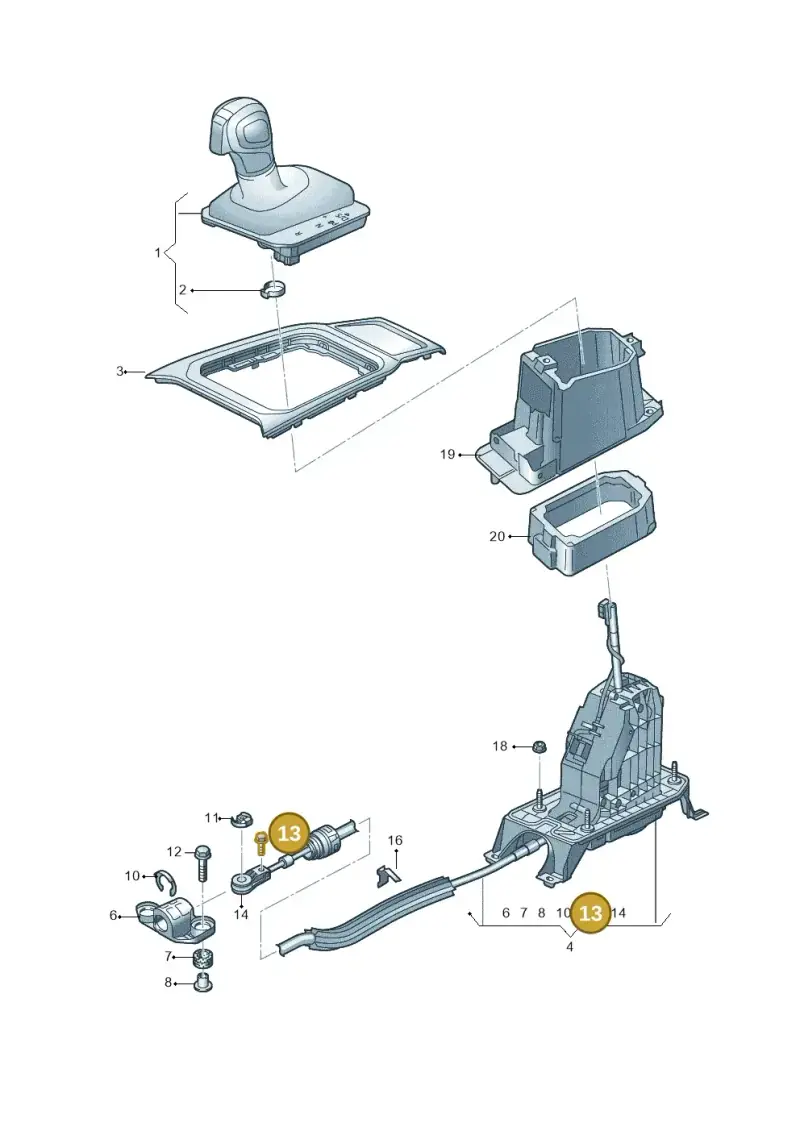 N90667402 — Volkswagen T-Roc BlueMotion (2017-2024) diagram 813713100, position 13