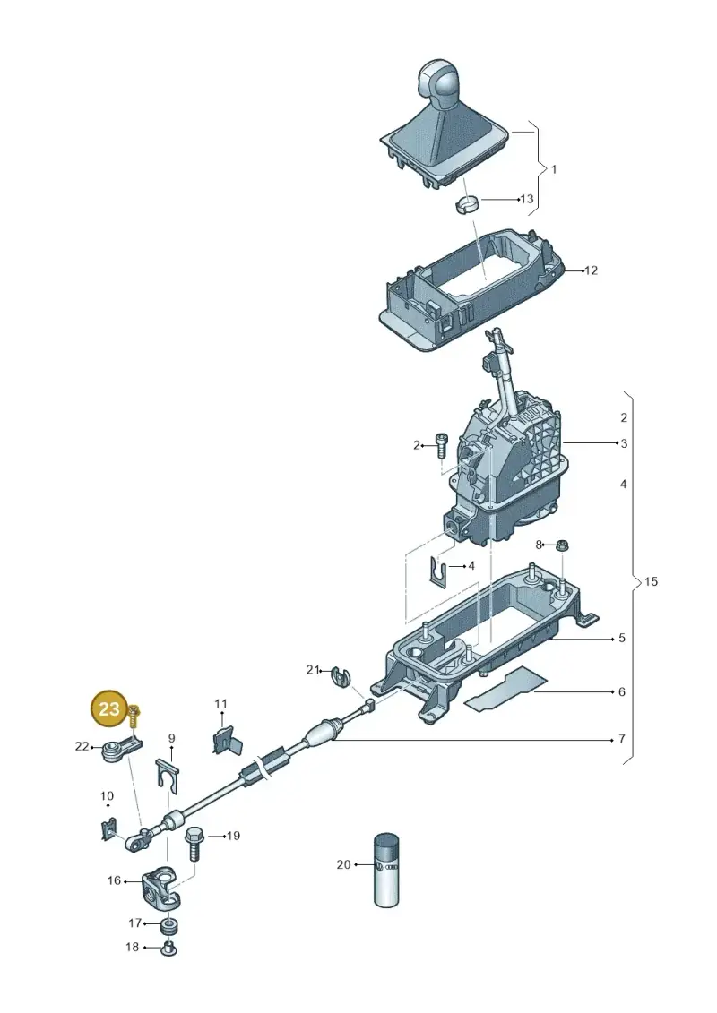 N90667402 — Volkswagen Tiguan 2.0 4Motion (2017-2024) diagram 827713200, position 23