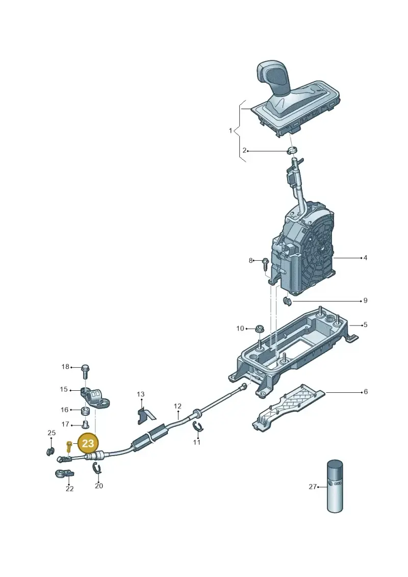 N90667402 — Volkswagen Arteon (2017-2023) diagram 828713100, position 23