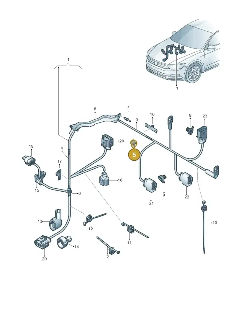 N90681401 — Skoda Superb Combi (2015-2024) diagram 793971780, position 5