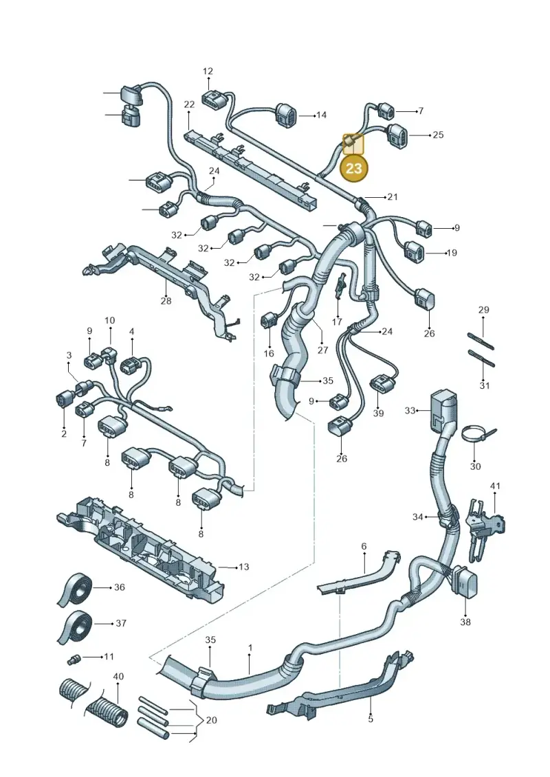 N90682001 — SEAT Ibiza (2012-) diagram 639971050, position 23