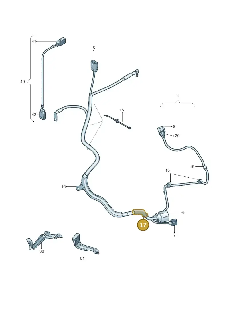N90682601 — Skoda Yeti (2013-2017) diagram 666971700, position 17