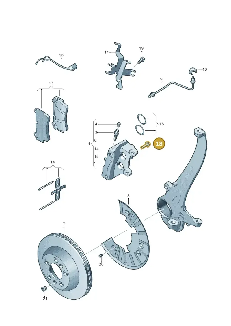 N90685403 — Volkswagen Touareg                08> (2007-) diagram 478615500, position 18