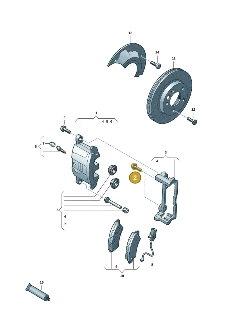 N90685403 — Volkswagen Transport. multivan (2019-2024) diagram 7fp615000, position 2