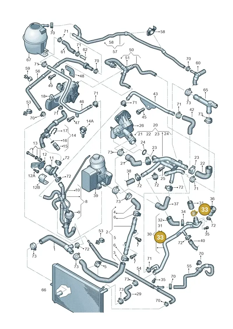 N90687201 — Volkswagen Amarok twin cab (2022-) diagram 683121470, position 33