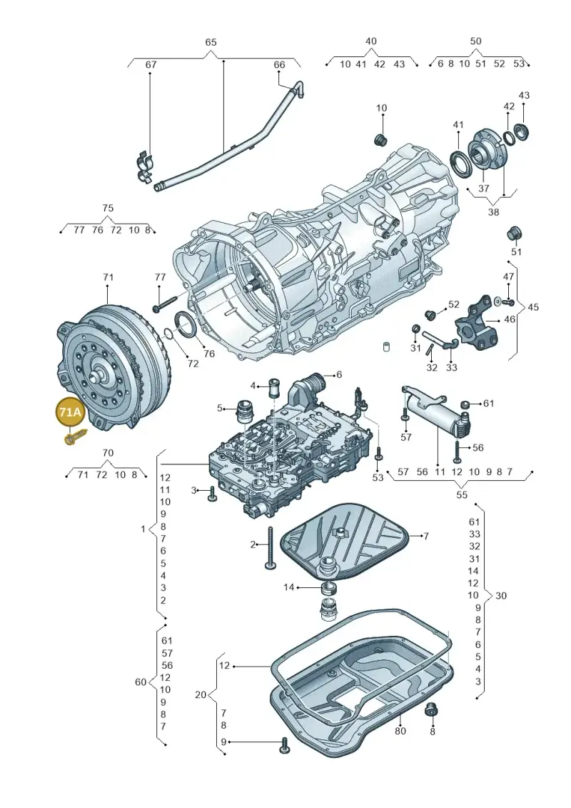 N90691601 — Volkswagen Amarok twin cab (2022-) diagram 749321680, position 71A