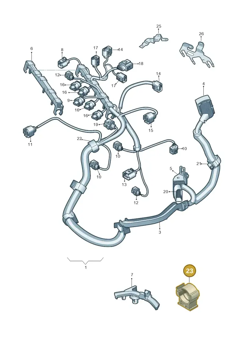 N90698101 — SEAT Toledo Reference (2012-2015) diagram 747971050, position 23