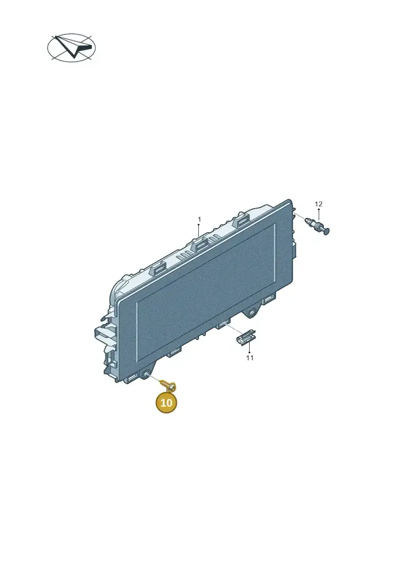 N90698606 — Volkswagen Tiguan 2.0 (2023-) diagram 3j0920000, position 10
