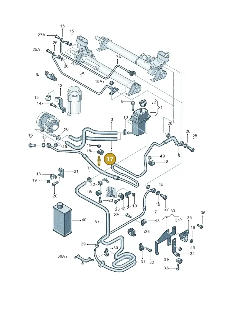 N90707604 — Volkswagen New Beetle             06> (2005-) diagram 206422500, position 17