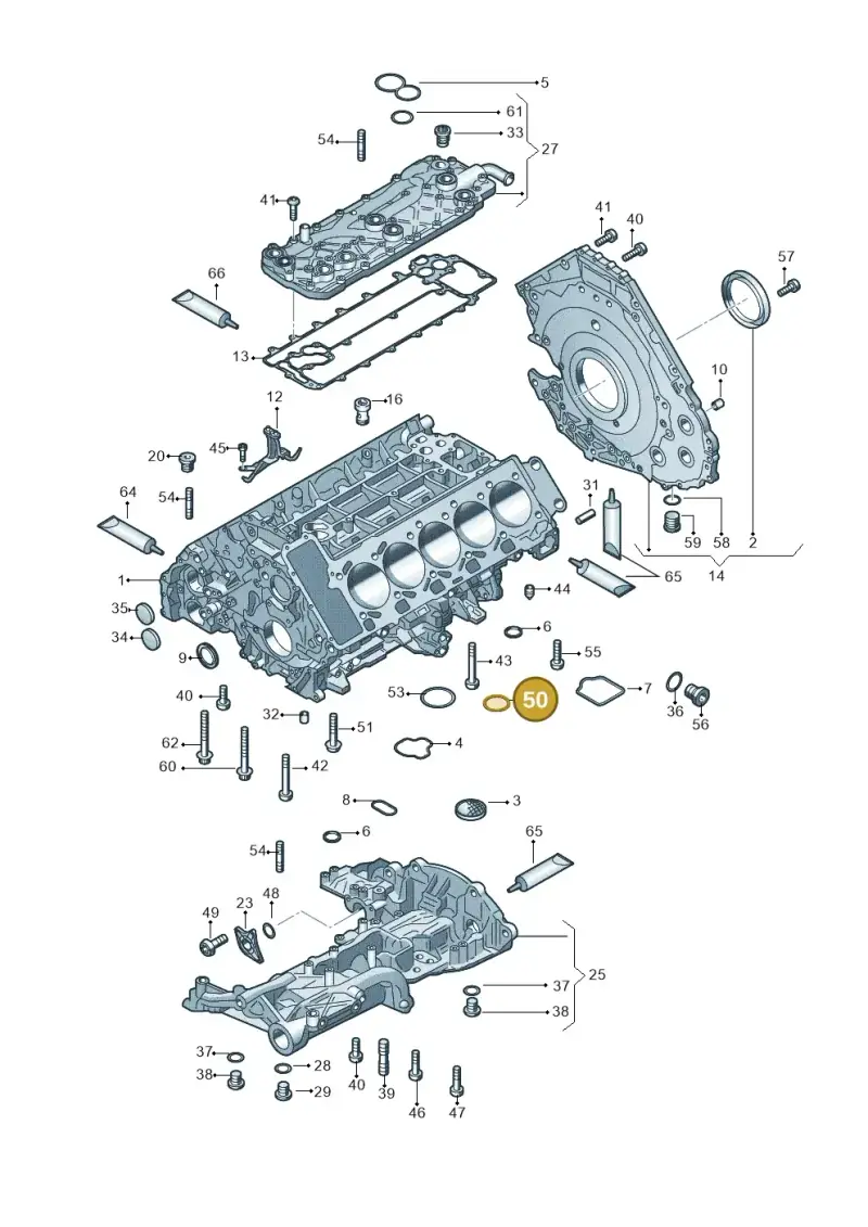 N90713202 — Audi R8 Spyder (2015-2024) diagram 641103000, position 50