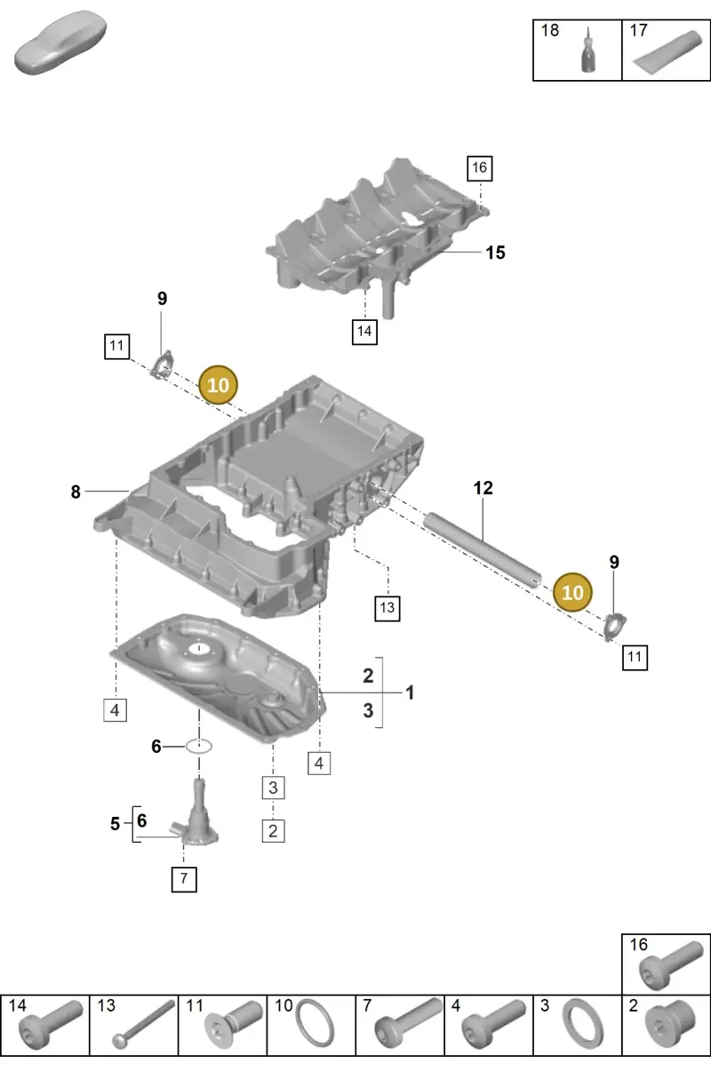 N90713202 — Porsche Panamera (2023-2025) diagram p58104100, position 10