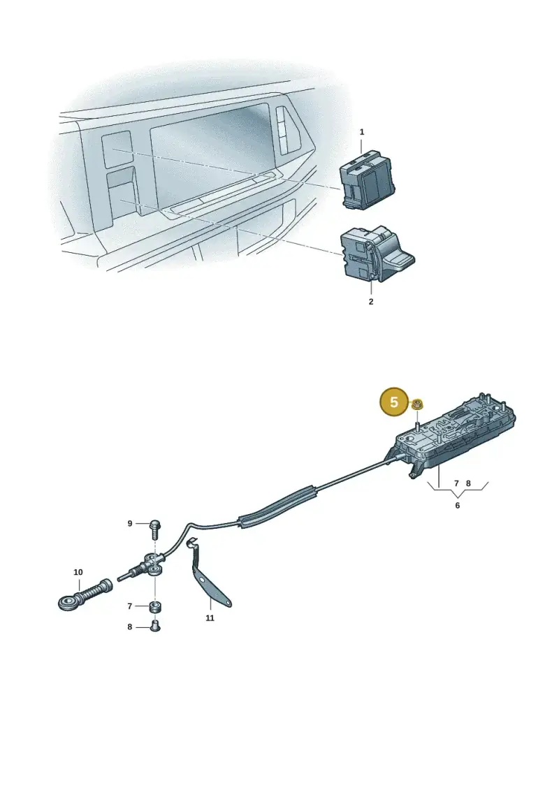 N90714303 — Volkswagen Multivan (2021-) diagram 7t0713100, position 5