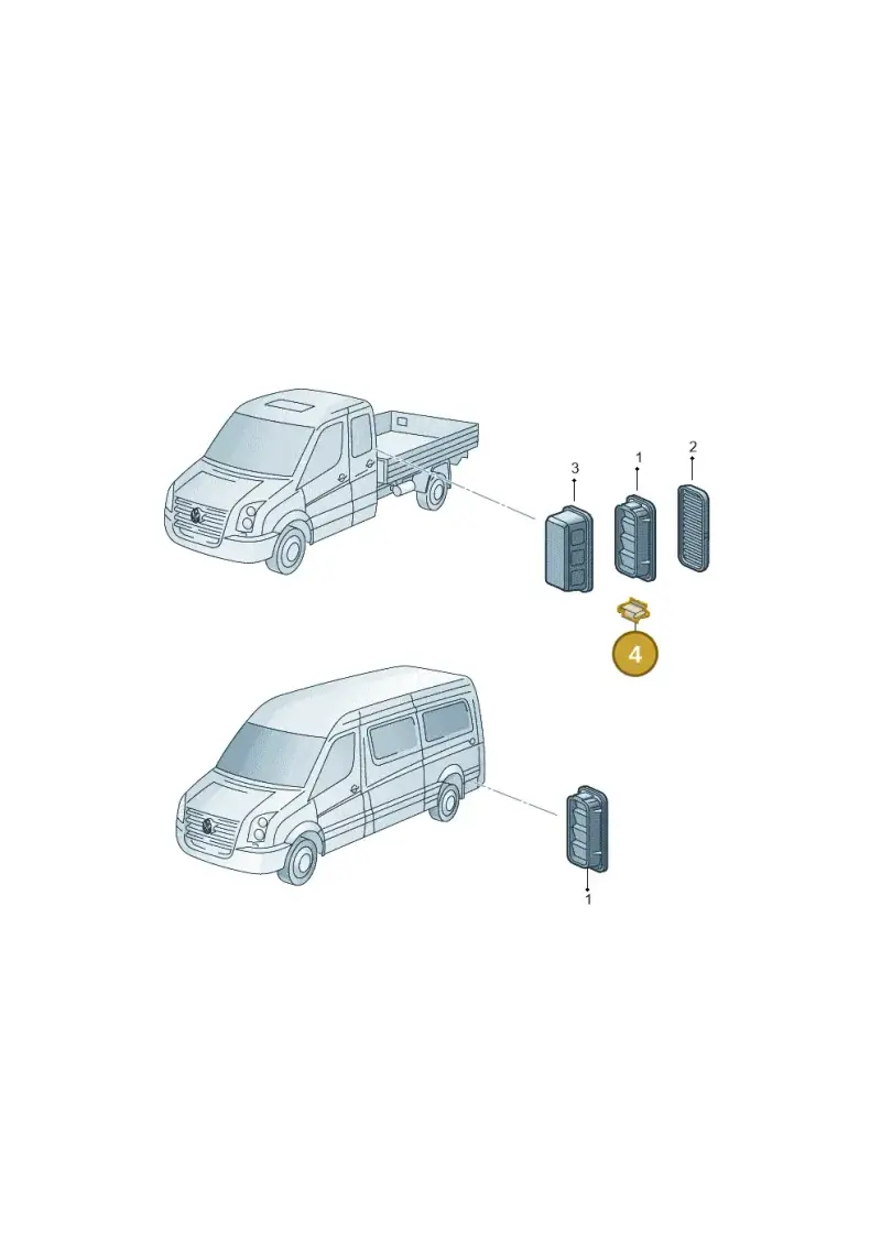 N90715001 — Volkswagen Crafter 35 panel (2011-2016) diagram 483819050, position 4