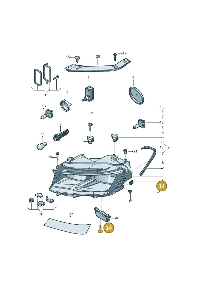 N90732102 — Volkswagen Tiguan 2.0 4Motion (2017-2024) diagram 833941000, position 14