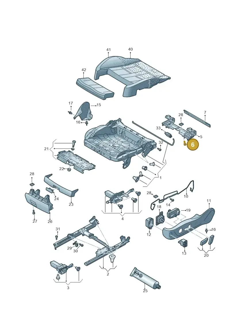 N90737104 — Audi RS5 Cabrio (2012-2015) diagram 759881100, position 6