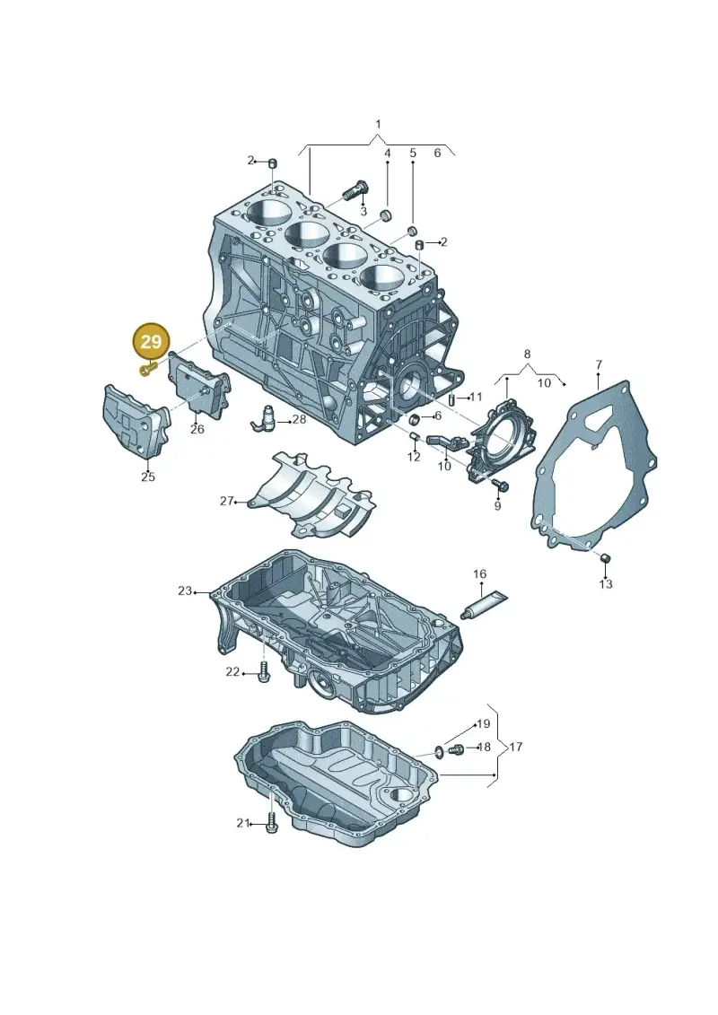 N90737803 — Volkswagen Caddy Maxi Kombi (2020-2024) diagram 62x103030, position 29