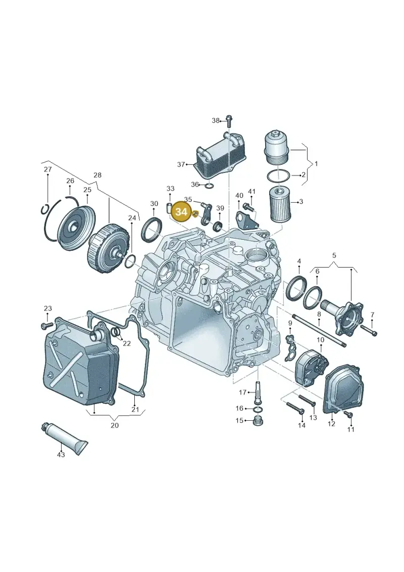 N90761102 — Volkswagen Tiguan 2.0 4Motion (2016-2024) diagram 827360050, position 34