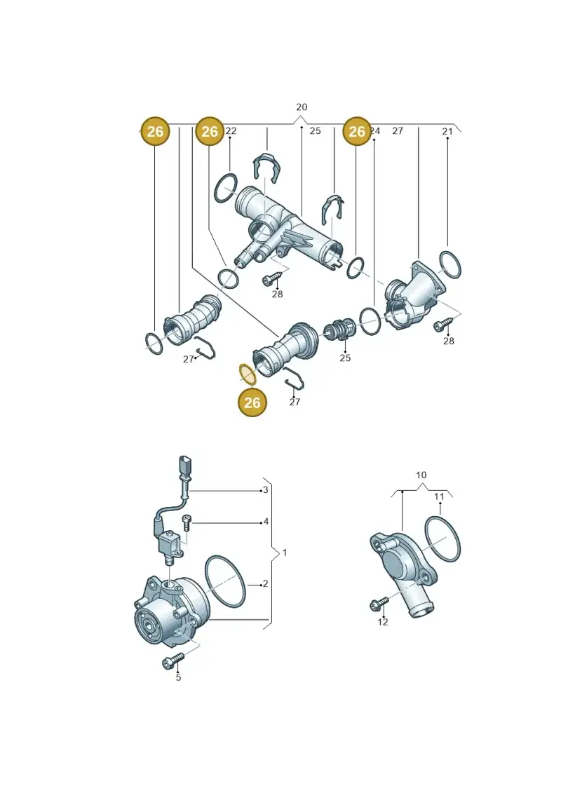 N90765301 — Volkswagen Caddy Maxi Kombi (2020-2024) diagram 746121040, position 26