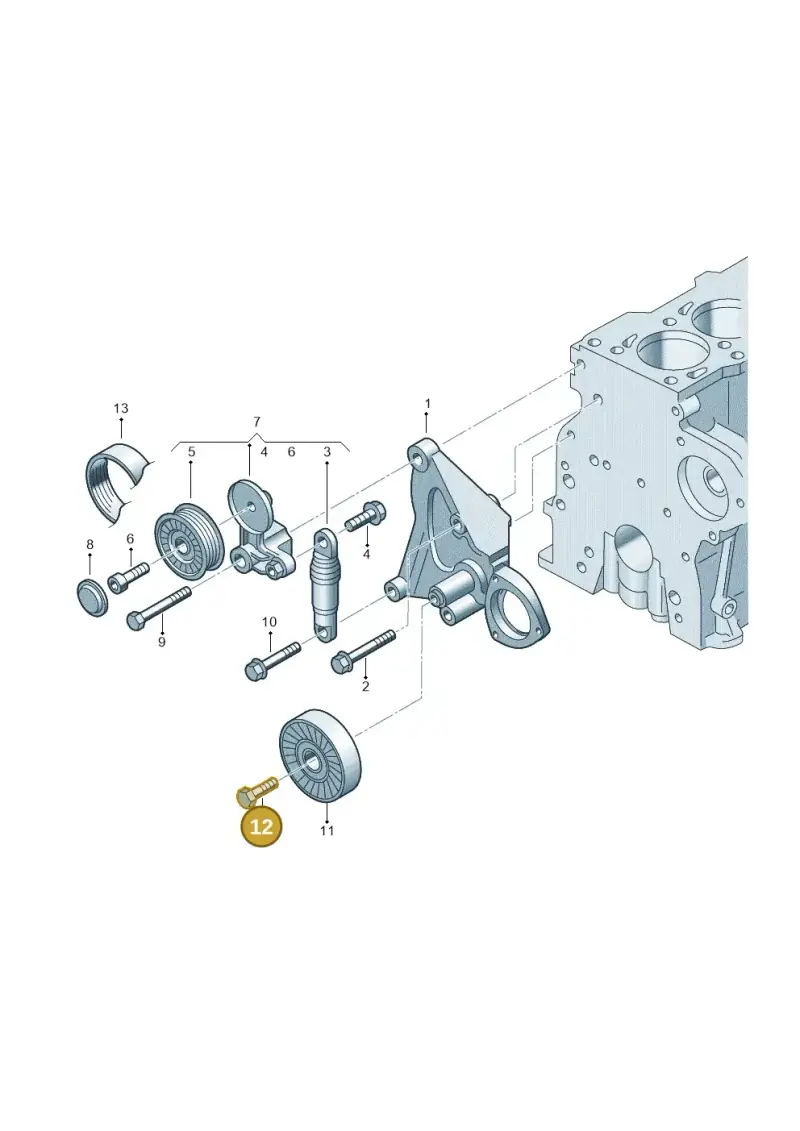 N90766302 — Volkswagen CRAFTER                06> (2006-) diagram 483145200, position 12