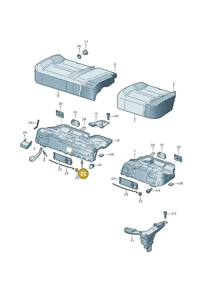N90769501 — Volkswagen Touareg                08> (2007-) diagram 274885400, position 21