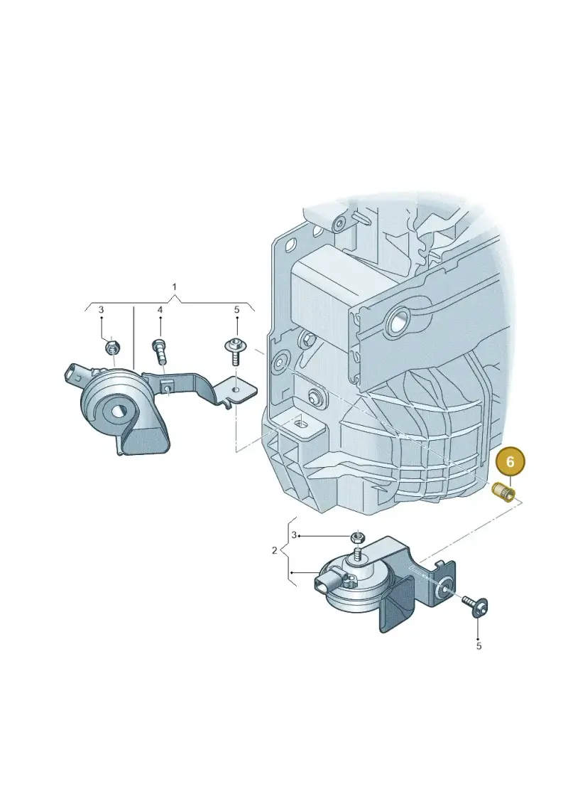 N90771003 — Audi A1 Sportback (2014-2018) diagram 792951000, position 6