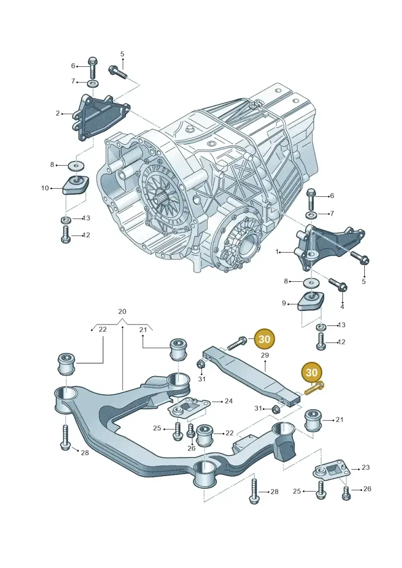 N90772102 — Audi A8/S8/qu. lang    08> (2007-) diagram 291399750, position 30