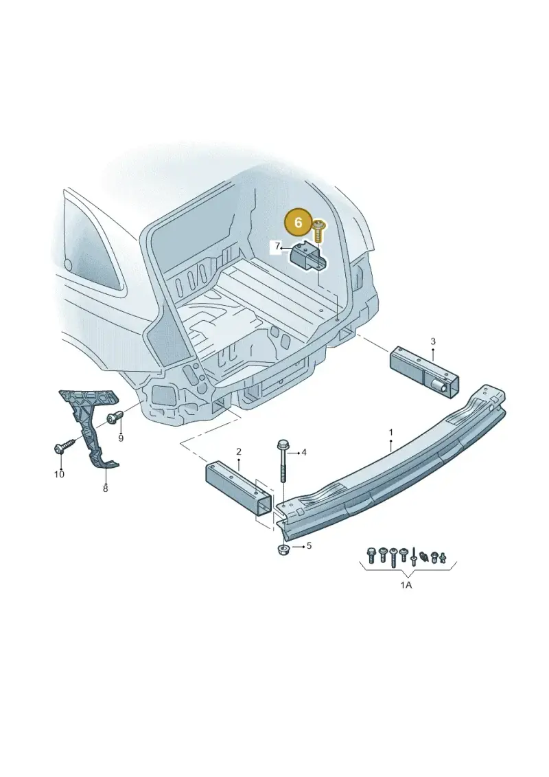 N90772102 — Audi Q5 qu. 2.0 TDI (2012-2017) diagram 647807500, position 6