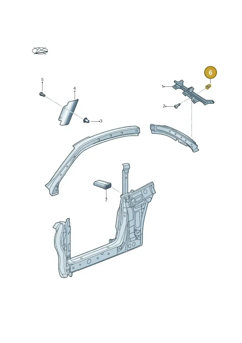 N90777902 — Volkswagen Beetle (2016-2019) diagram 715880500, position 6