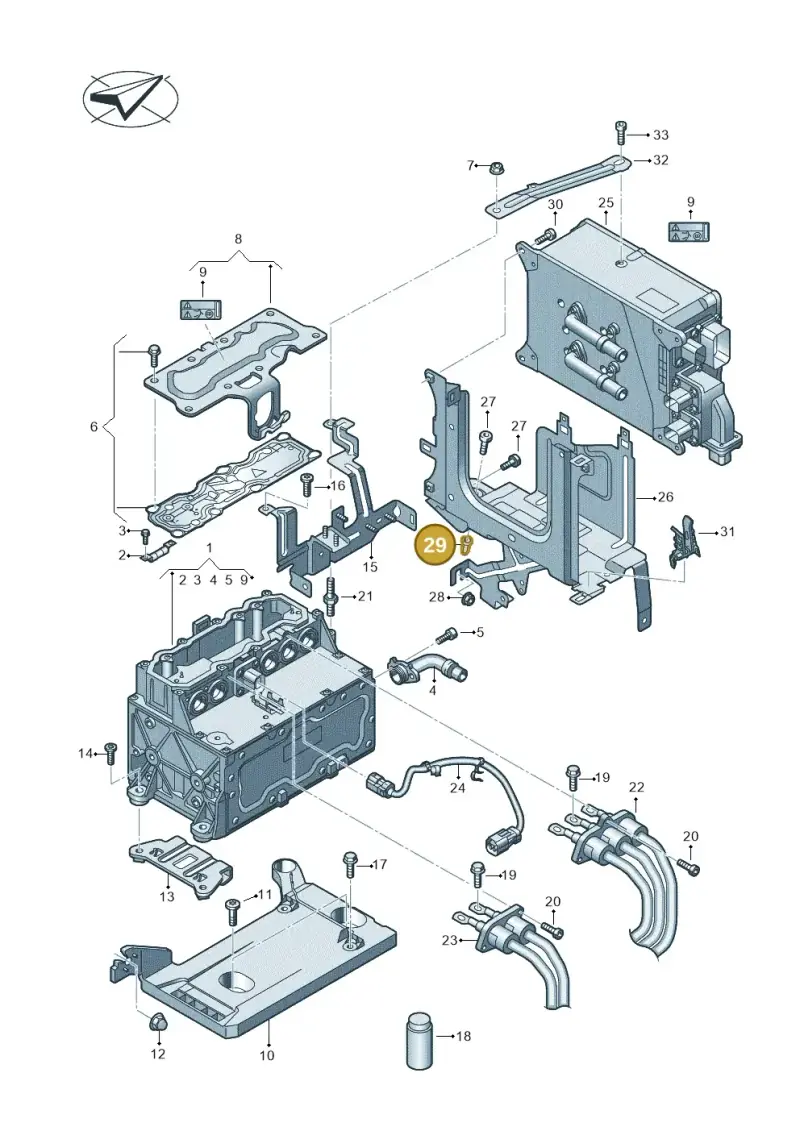 N90777902 — Volkswagen Passat saloon (2014-2024) diagram 793907800, position 29