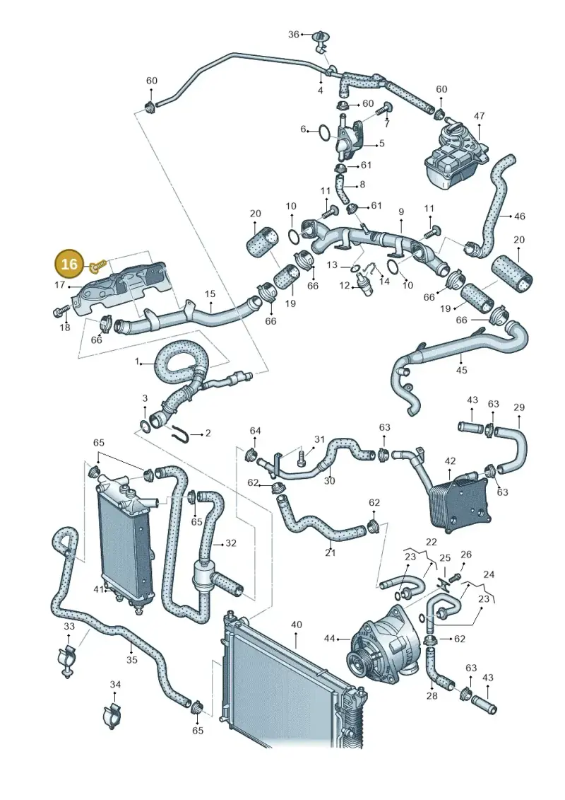 N90780901 — Audi RS4 Cabrio qu.    08> (2007-) diagram 473121400, position 16