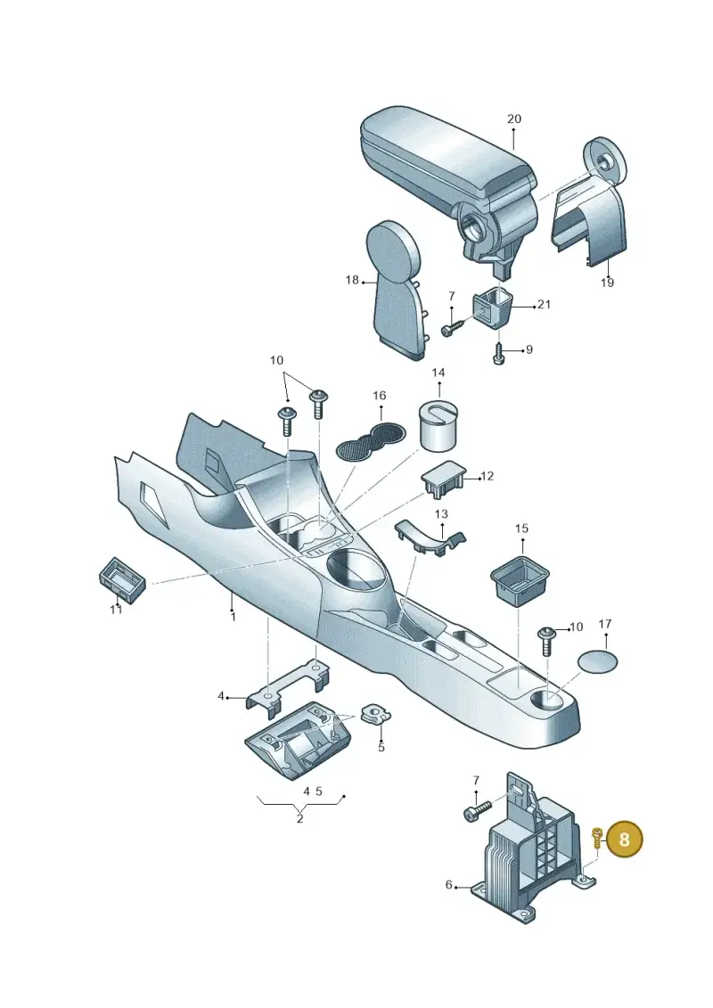 N90780901 — Skoda Roomster (2010-2015) diagram 481863600, position 8