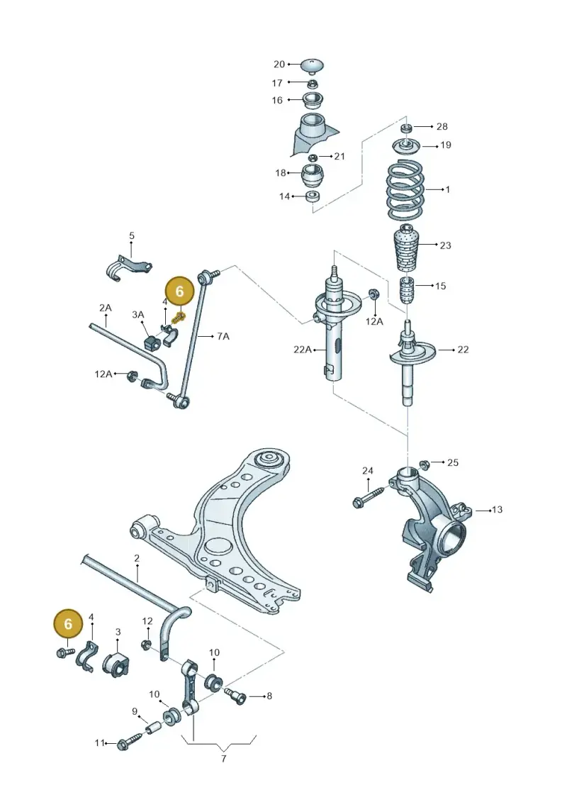 N90803502 — Volkswagen New Beetle             06> (2005-) diagram 266411000, position 6