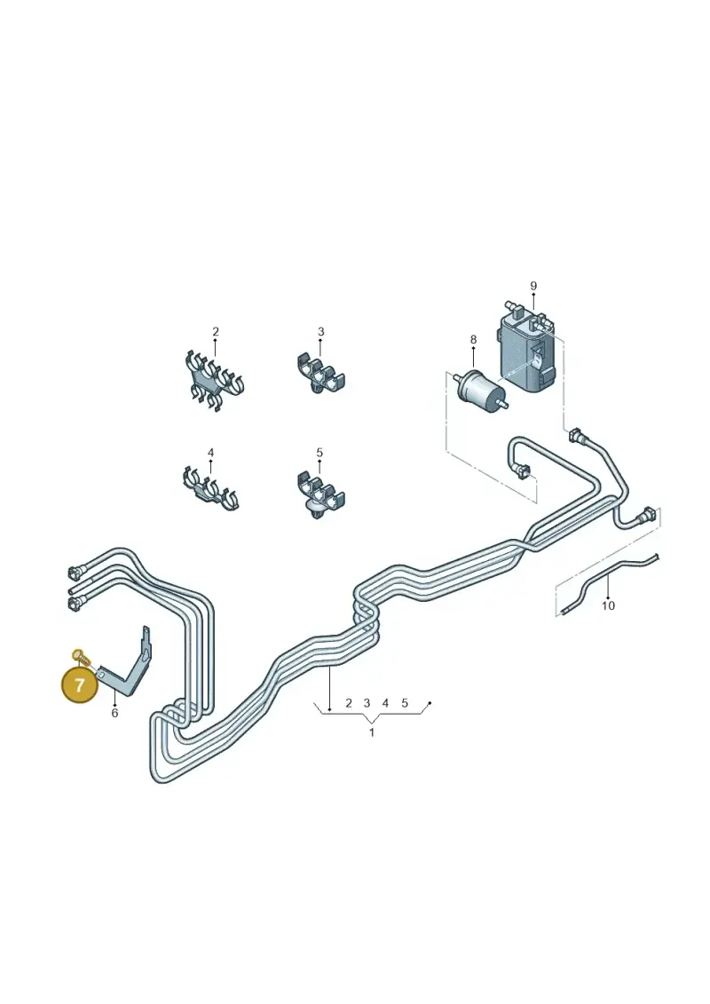 N90803502 — Volkswagen Transp. caravelle (2011-2015) diagram 731201150, position 7