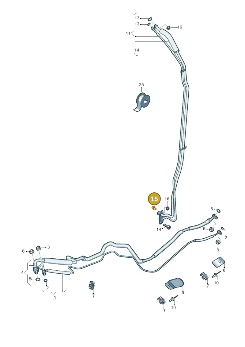 N90814402 — Volkswagen MAN TGE 55 (2016-2021) diagram 806260600, position 15