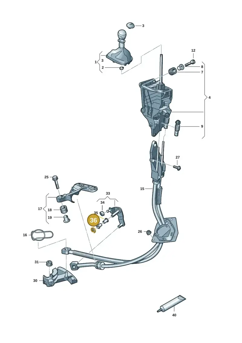 N90815903 — Volkswagen Transport. multivan (2019-2024) diagram 7em711300, position 36